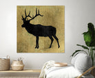 Golden Lodge IV by James Wiens on GIANT ART - black animals