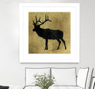 Golden Lodge IV by James Wiens on GIANT ART - black animals