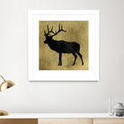 Golden Lodge IV by James Wiens on GIANT ART - black animals