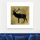 Golden Lodge IV by James Wiens on GIANT ART - black animals