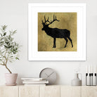 Golden Lodge IV by James Wiens on GIANT ART - black animals