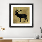 Golden Lodge IV by James Wiens on GIANT ART - black animals