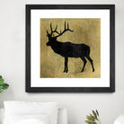 Golden Lodge IV by James Wiens on GIANT ART - black animals