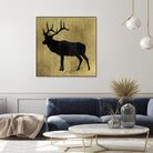 Golden Lodge IV by James Wiens on GIANT ART - black animals