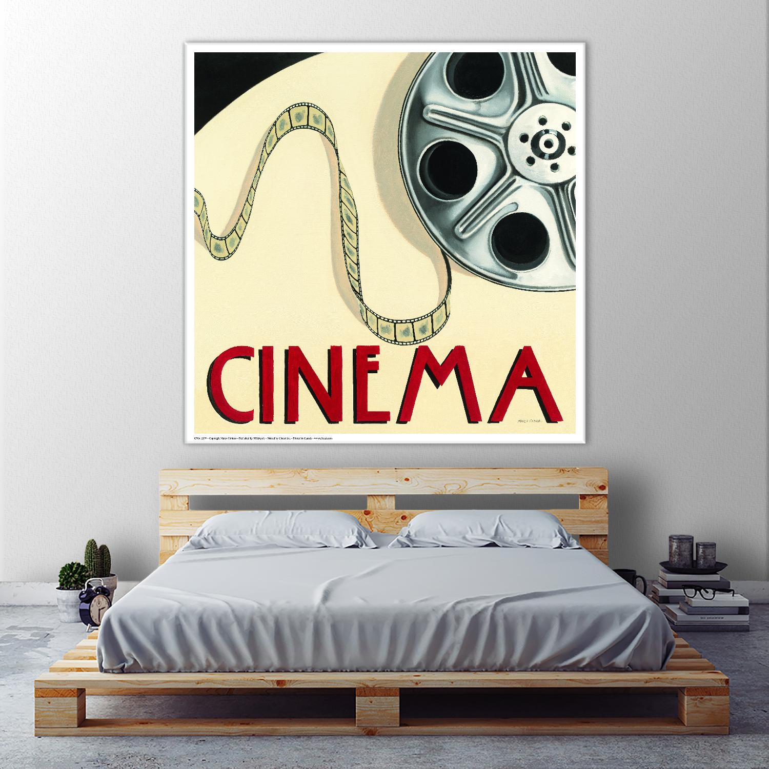 Cinema by Marco Fabiano on GIANT ART - white leisure