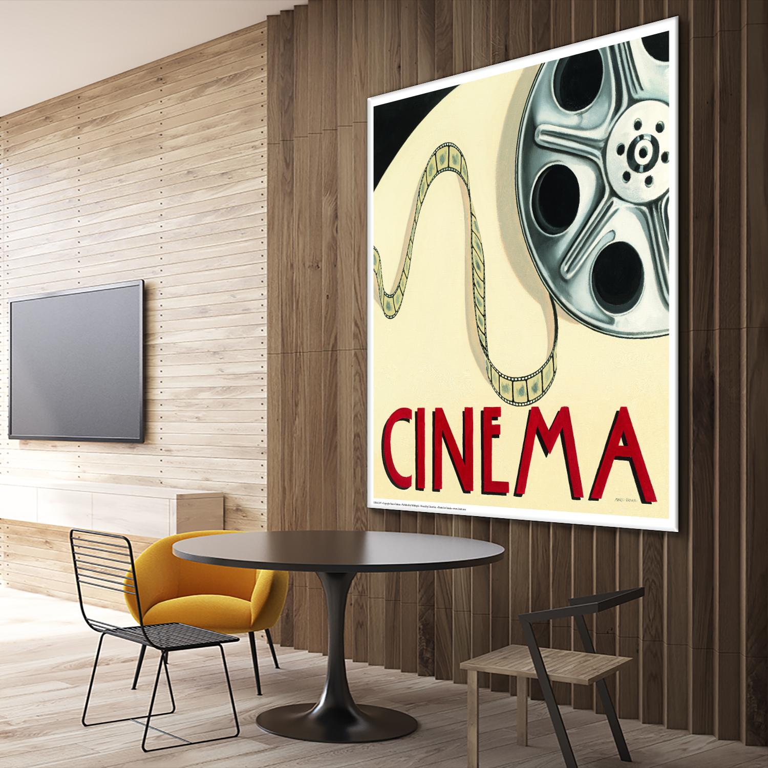 Cinema by Marco Fabiano on GIANT ART - white leisure