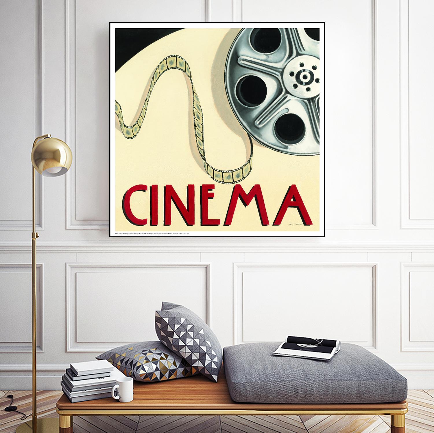 Cinema by Marco Fabiano on GIANT ART - white leisure