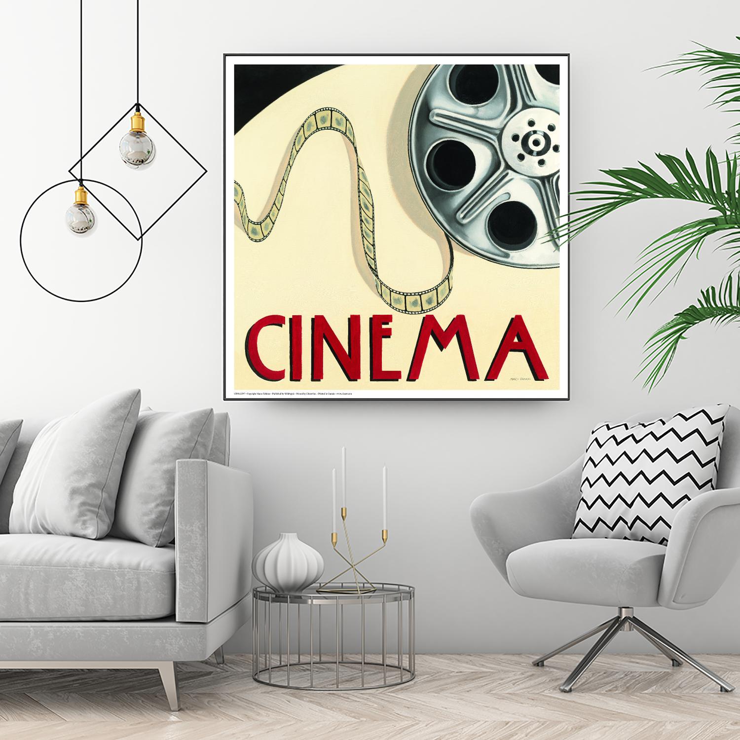 Cinema by Marco Fabiano on GIANT ART - white leisure
