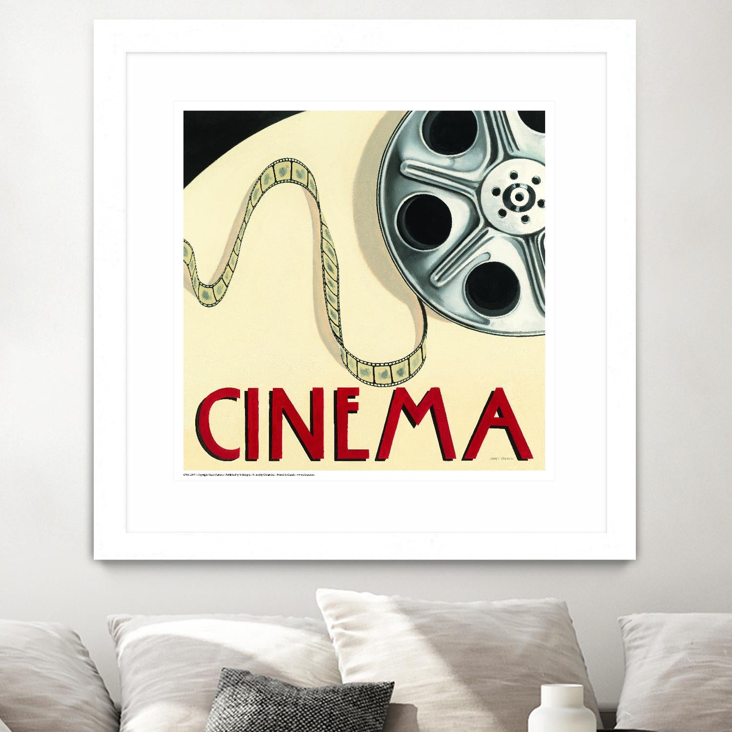 Cinema by Marco Fabiano on GIANT ART - white leisure