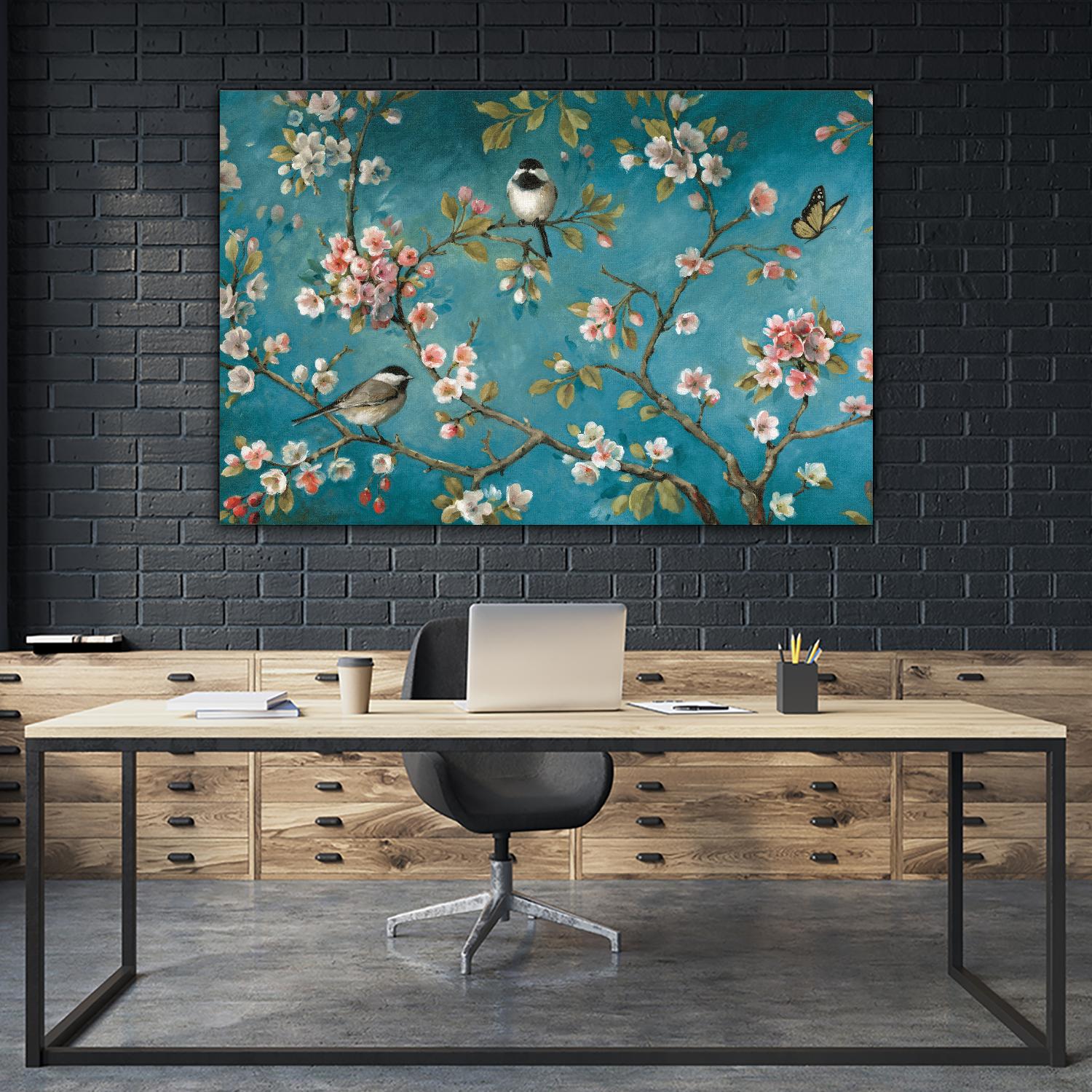 Blossom 1 by Lisa Audit on GIANT ART - pink floral