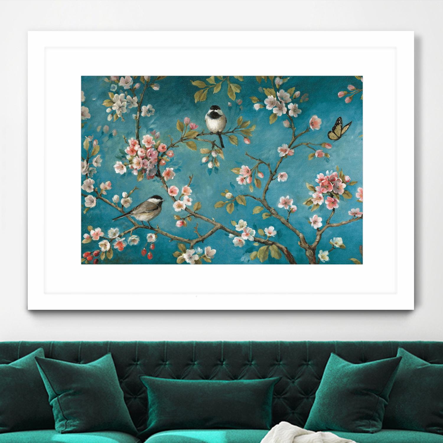 Blossom 1 by Lisa Audit on GIANT ART - pink floral