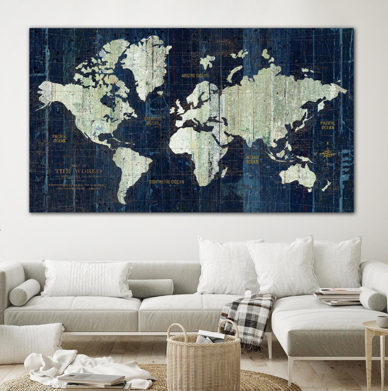Old World Map by WildApplePortfolio on GIANT ART - grey maps