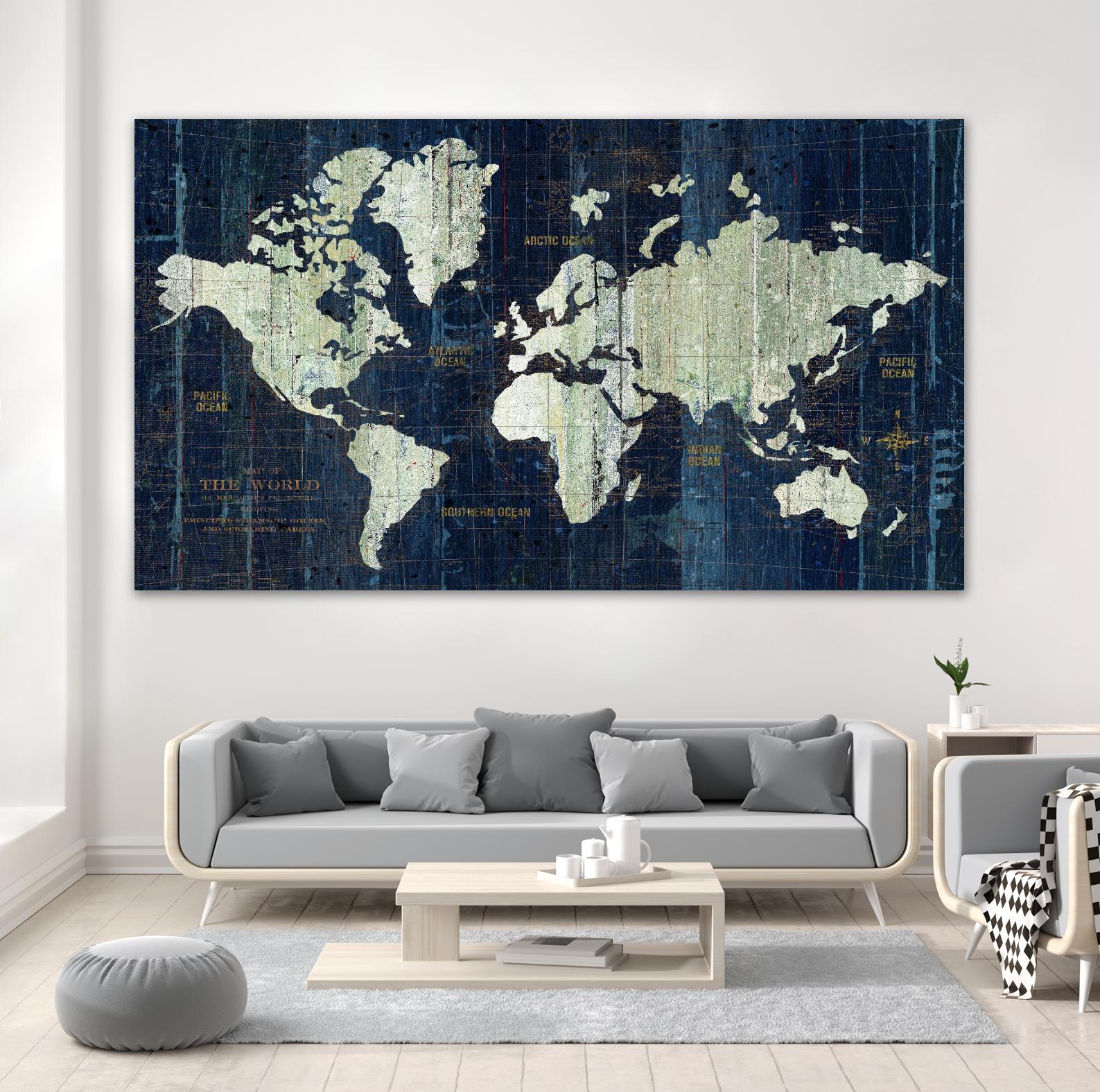 Old World Map by WildApplePortfolio on GIANT ART - grey maps
