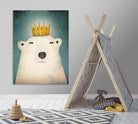 Polar King by Ryan Fowler on GIANT ART - gold art for kids polar bear