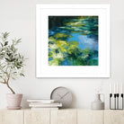 Water Lilies II by Julia Purinton on GIANT ART - green garden