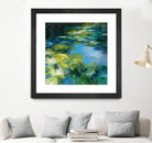 Water Lilies II by Julia Purinton on GIANT ART - green garden