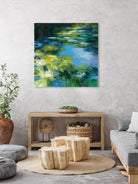 Water Lilies II by Julia Purinton on GIANT ART - green garden
