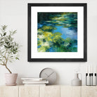 Water Lilies II by Julia Purinton on GIANT ART - green garden