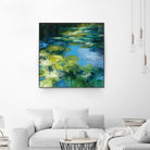 Water Lilies II by Julia Purinton on GIANT ART - green garden