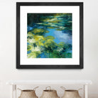 Water Lilies II by Julia Purinton on GIANT ART - green garden