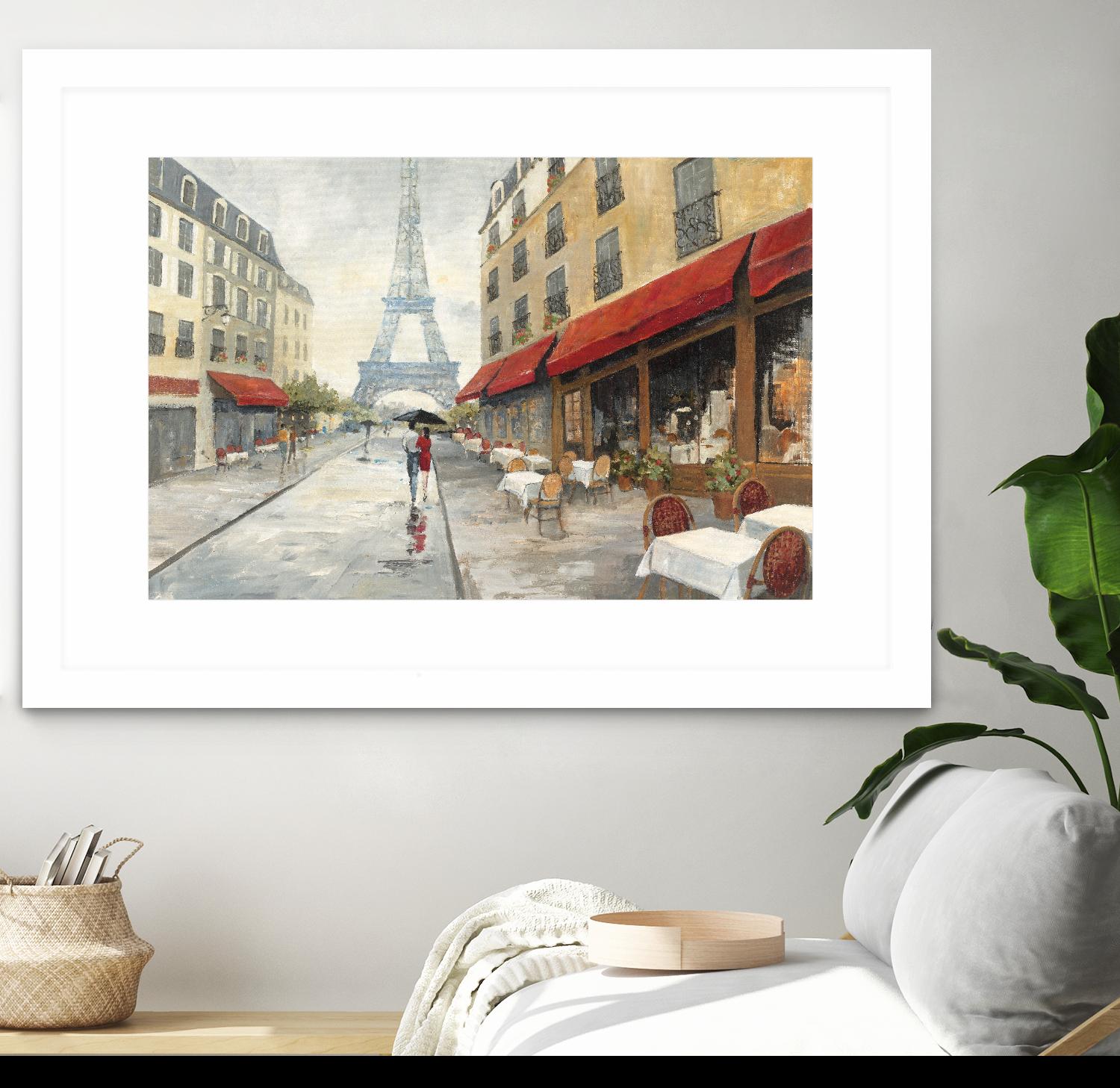 Morning in Paris by Avery Tillmon on GIANT ART - red city scene