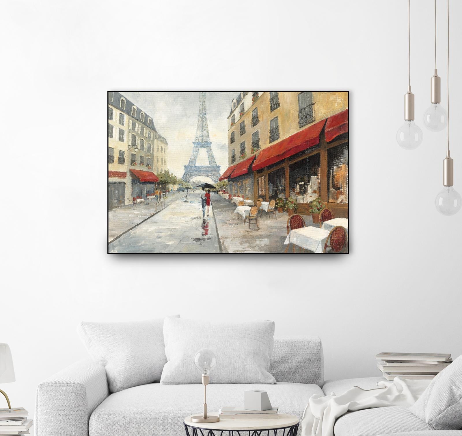 Morning in Paris by Avery Tillmon on GIANT ART - red city scene