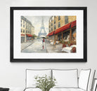 Morning in Paris by Avery Tillmon on GIANT ART - red city scene