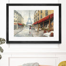 Morning in Paris by Avery Tillmon on GIANT ART - red city scene