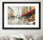 Morning in Paris by Avery Tillmon on GIANT ART - red city scene