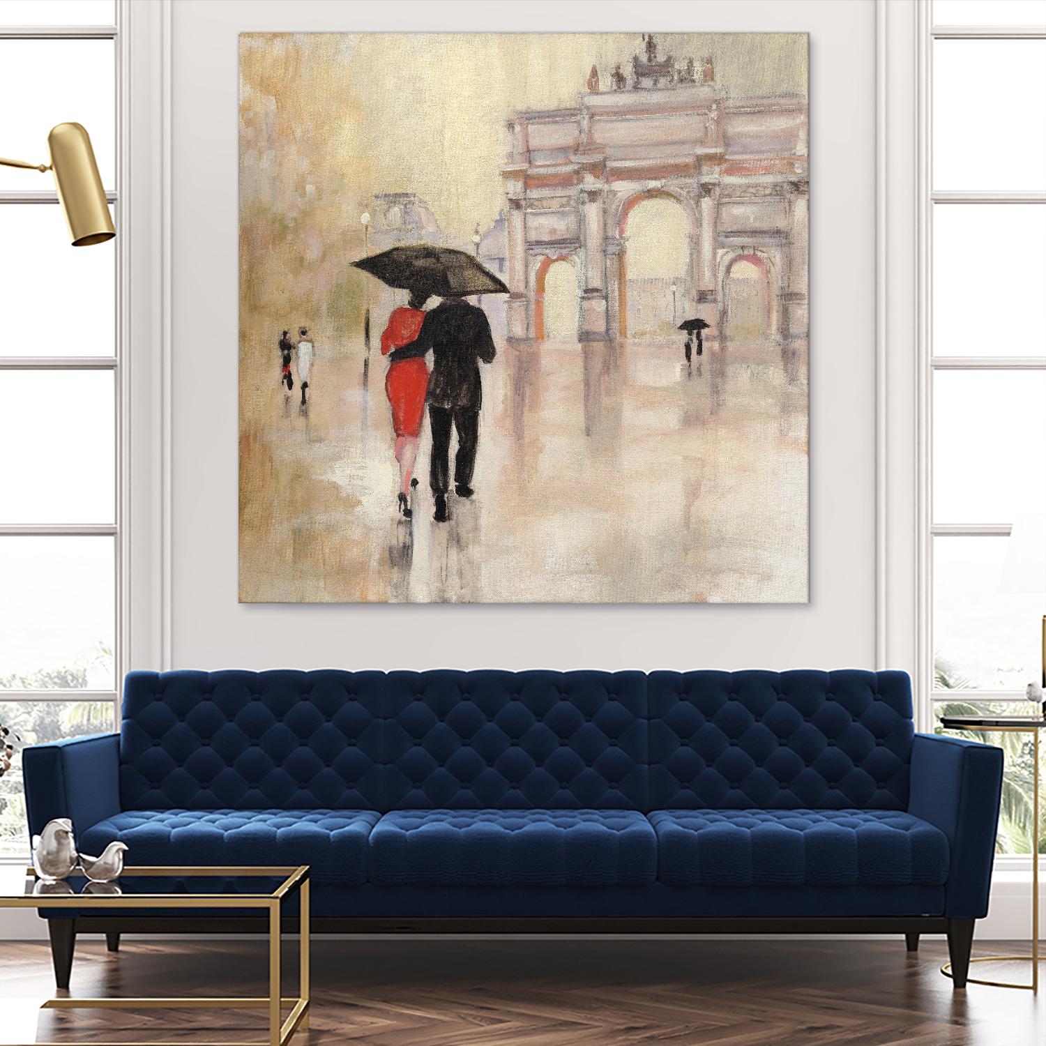 Romantic Paris II by Julia Purinton on GIANT ART - beige everyday life