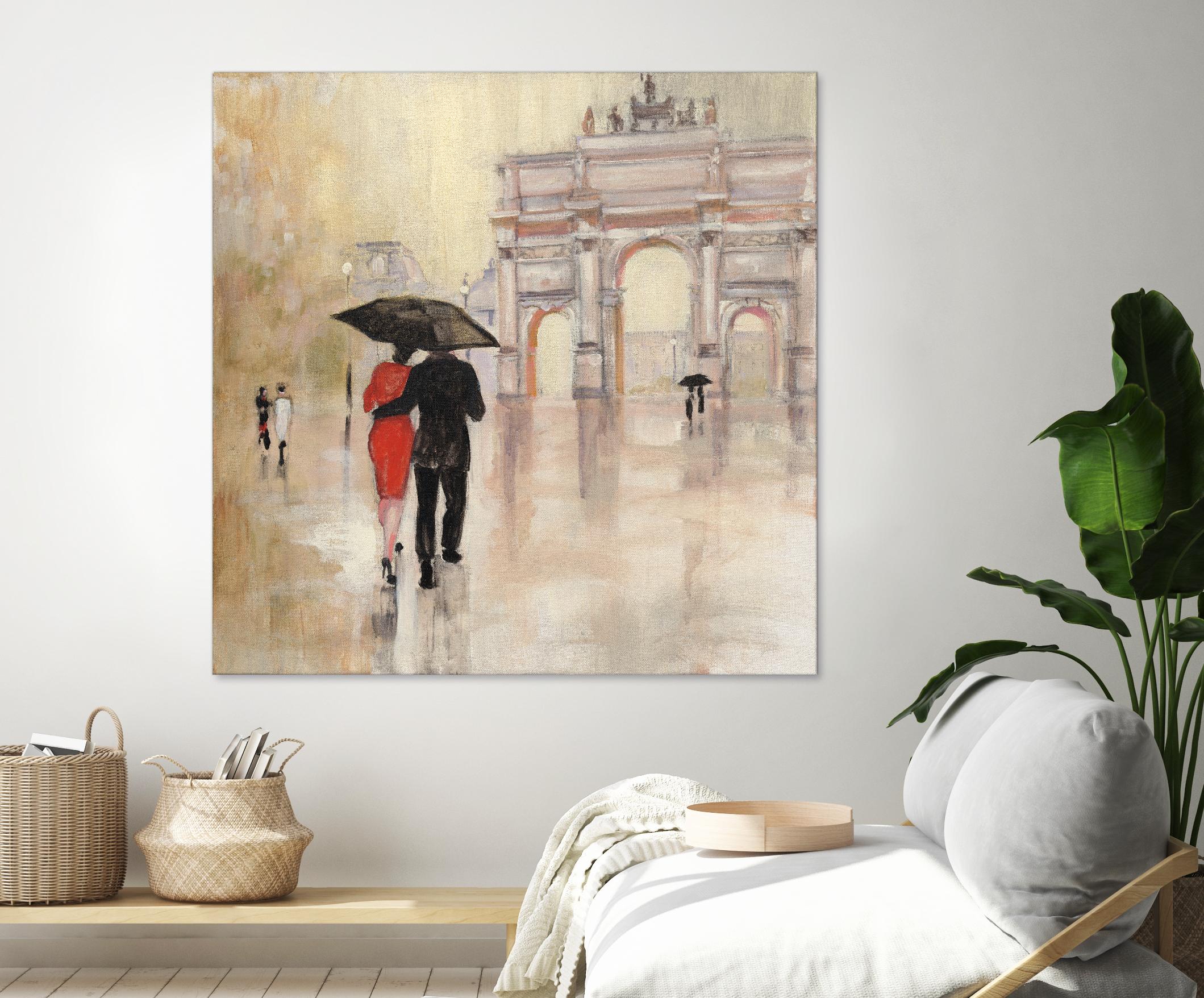 Romantic Paris II by Julia Purinton on GIANT ART - beige everyday life