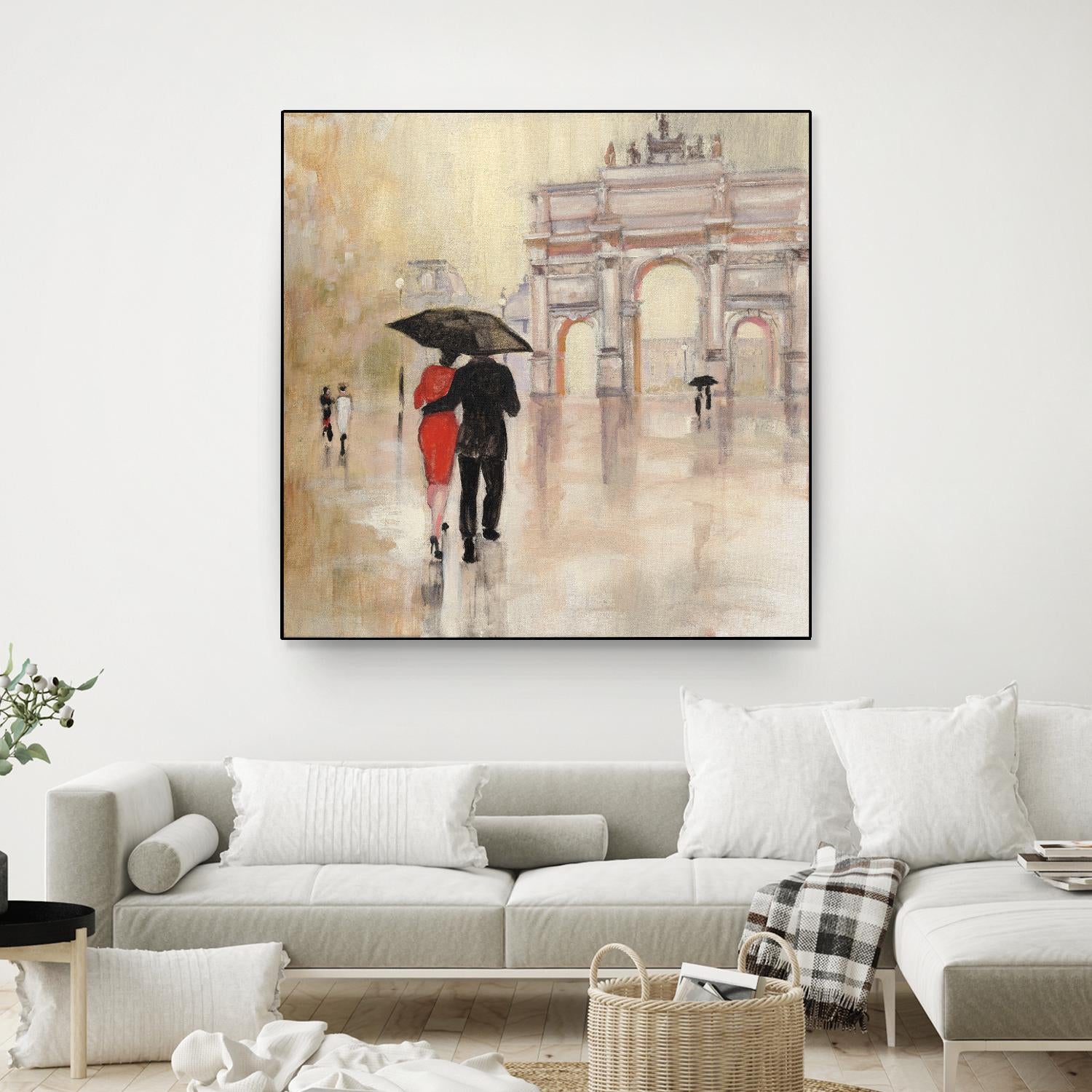 Romantic Paris II by Julia Purinton on GIANT ART - beige everyday life