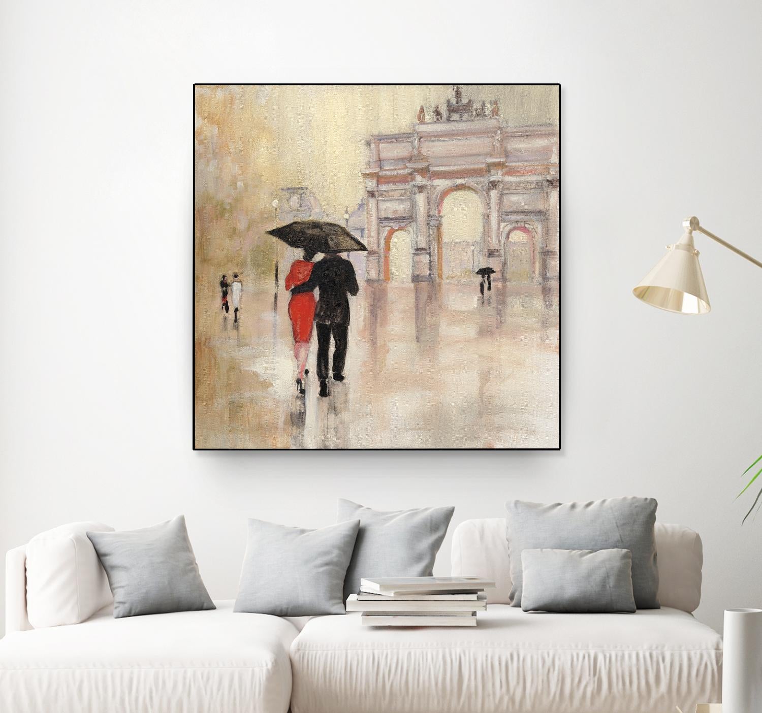 Romantic Paris II by Julia Purinton on GIANT ART - beige everyday life