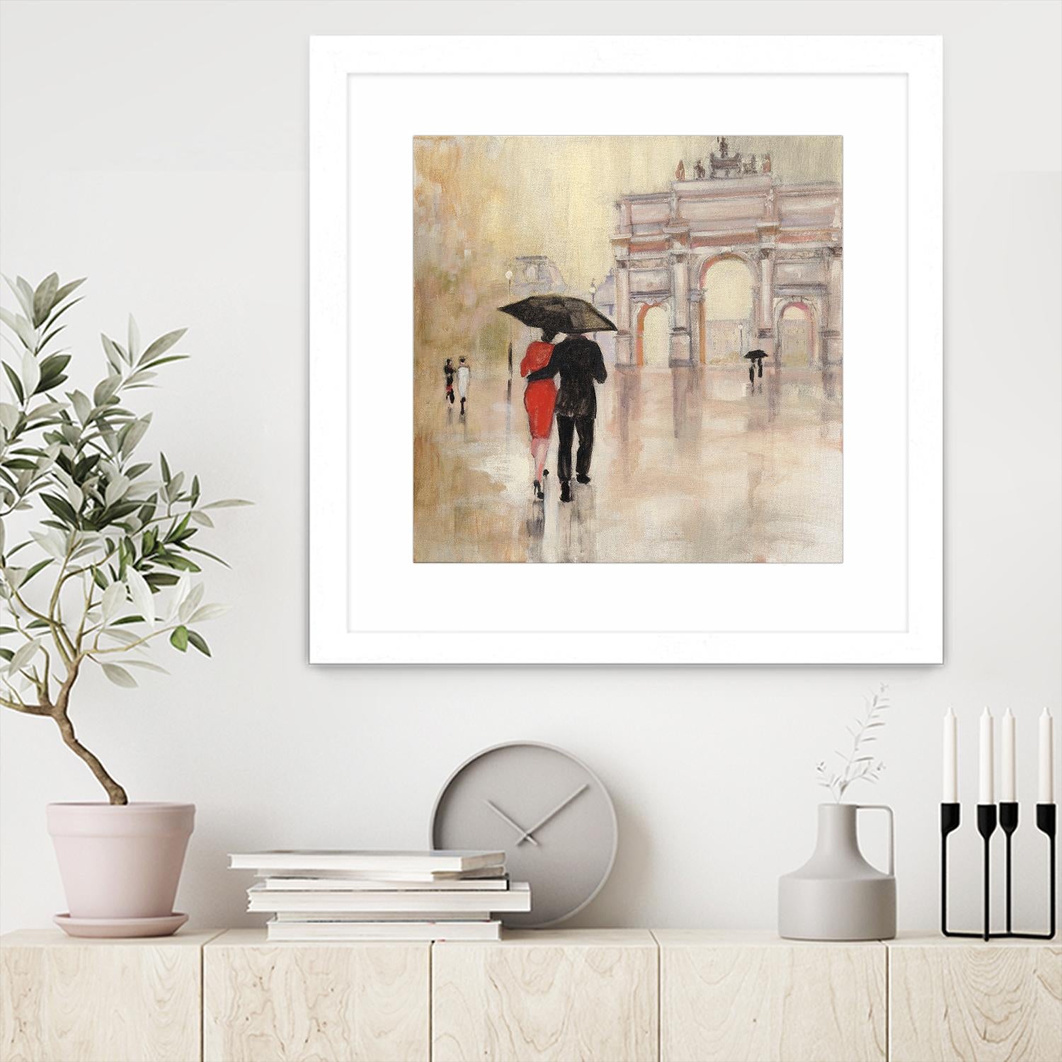 Romantic Paris II by Julia Purinton on GIANT ART - beige everyday life