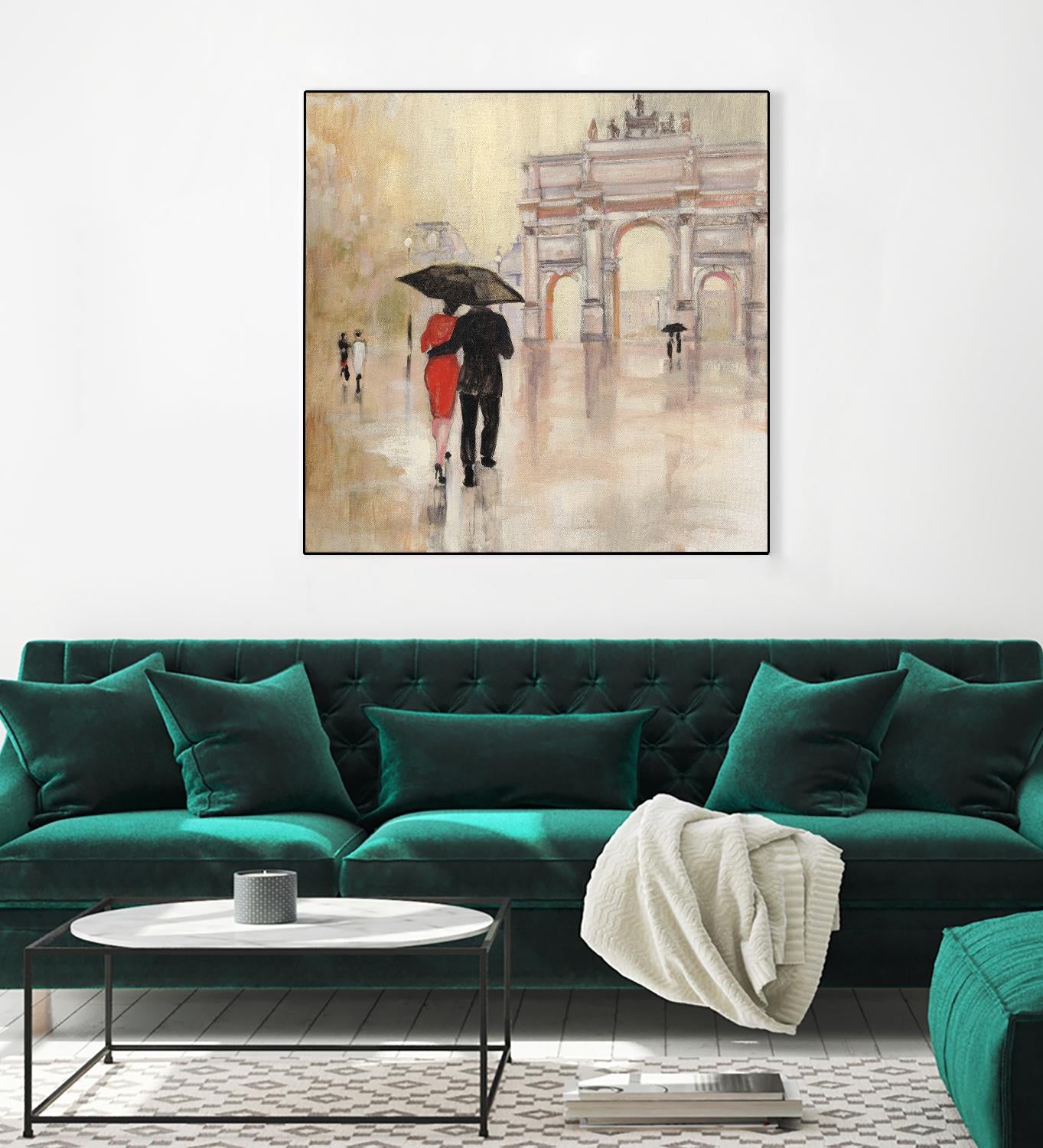Romantic Paris II by Julia Purinton on GIANT ART - beige everyday life