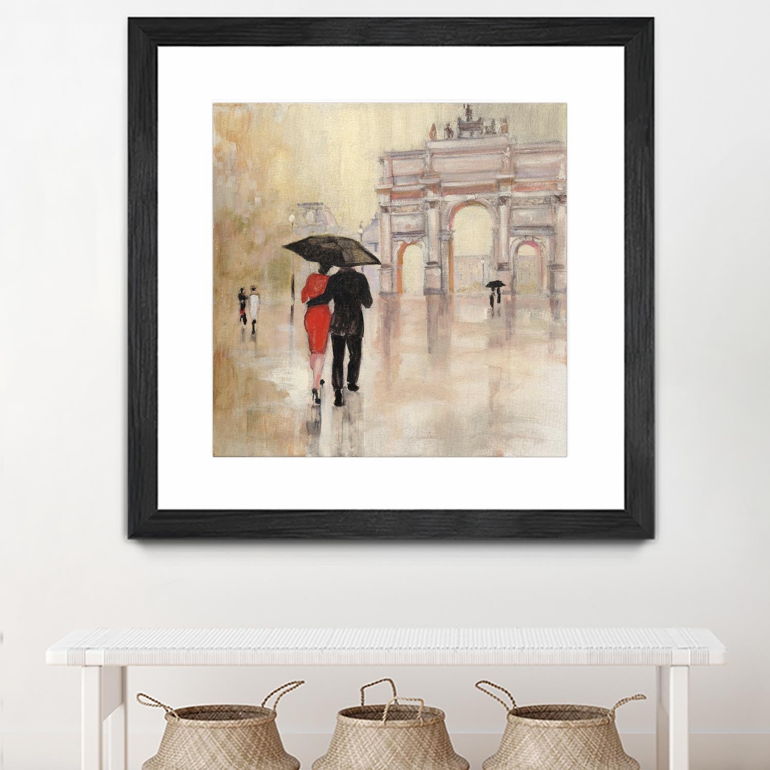 Romantic Paris II by Julia Purinton on GIANT ART - beige everyday life