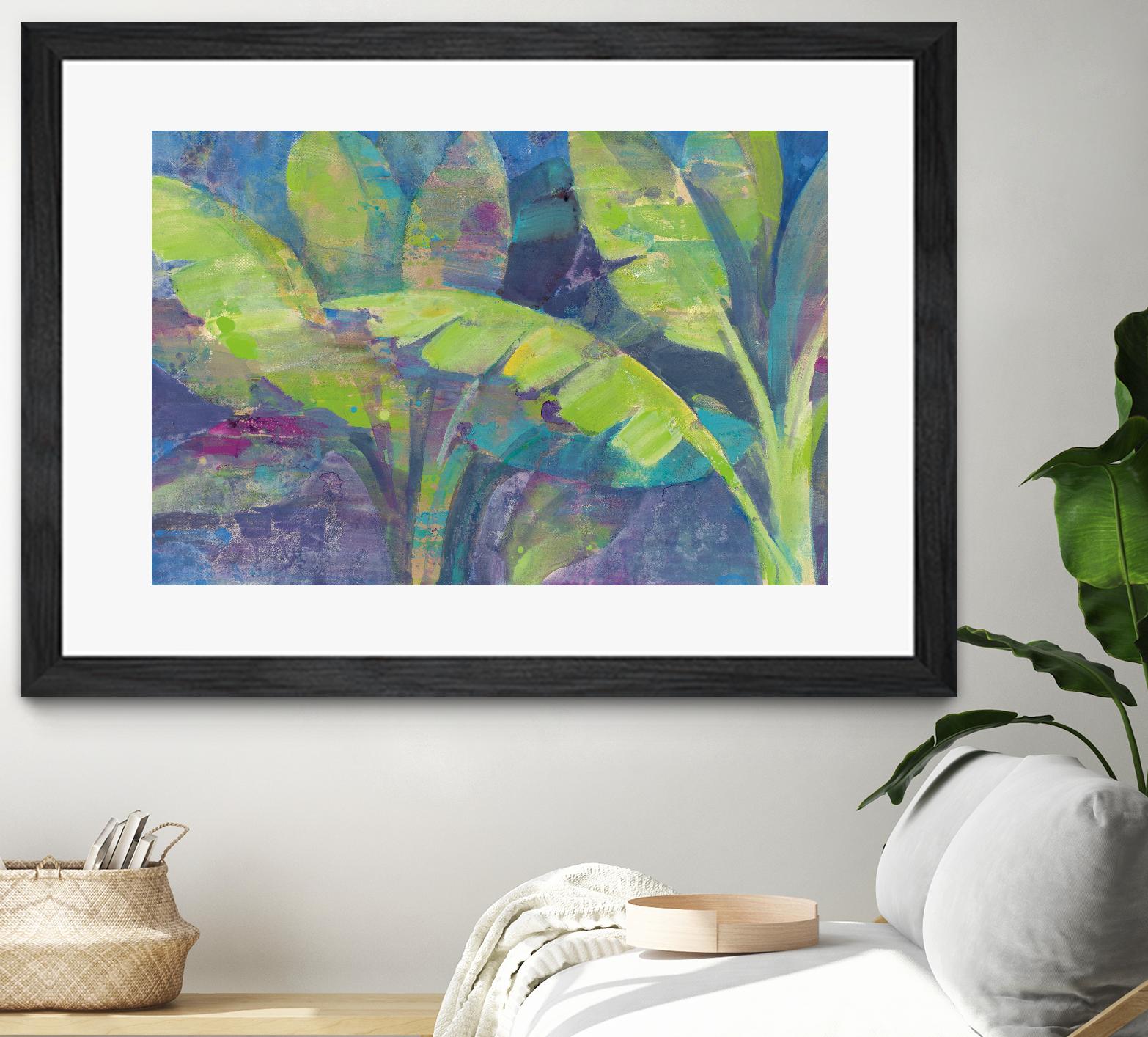 Bermuda Palms by Albena Hristova on GIANT ART - purple tropical