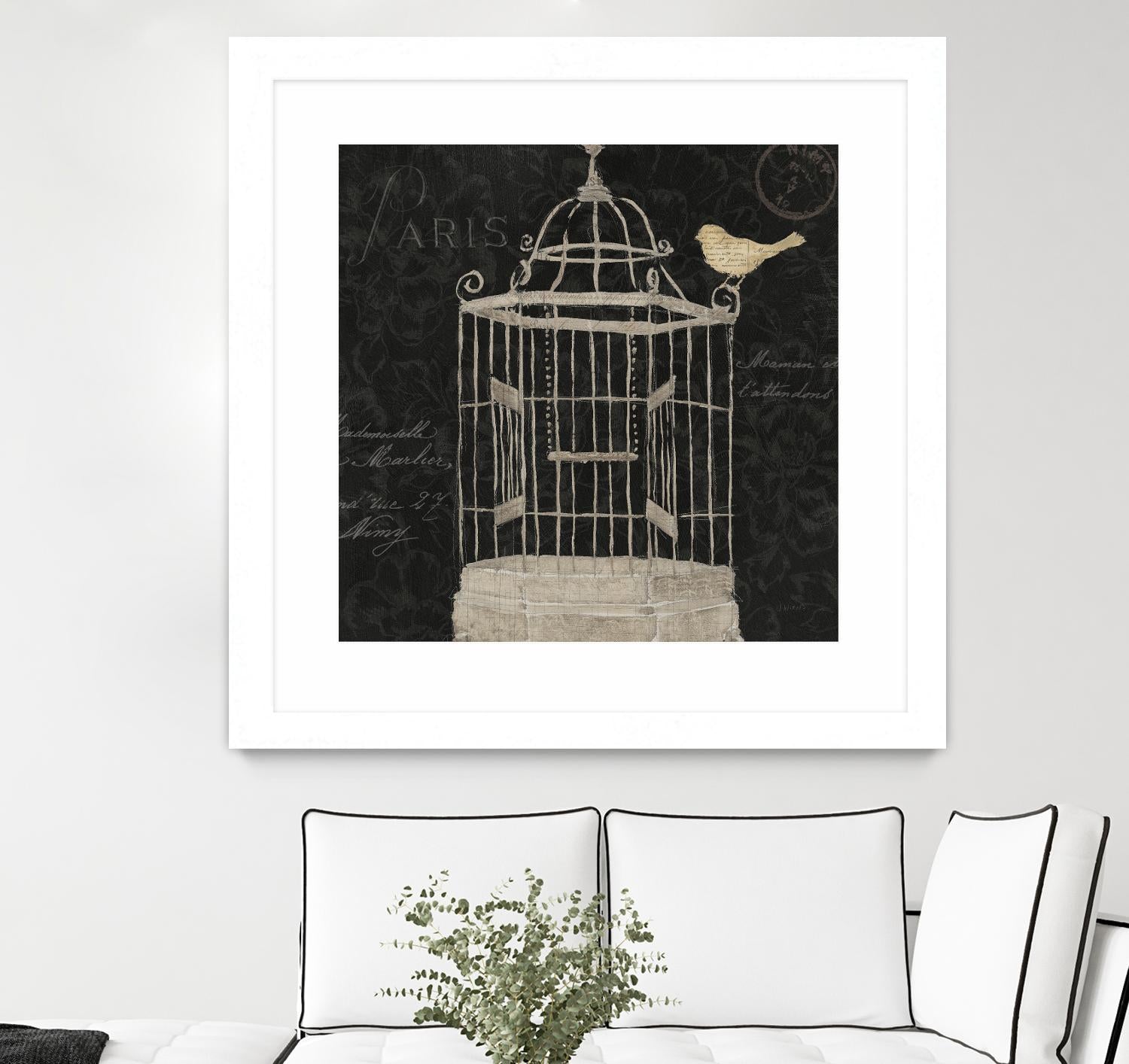 Via Paris II by James Wiens on GIANT ART - beige animals