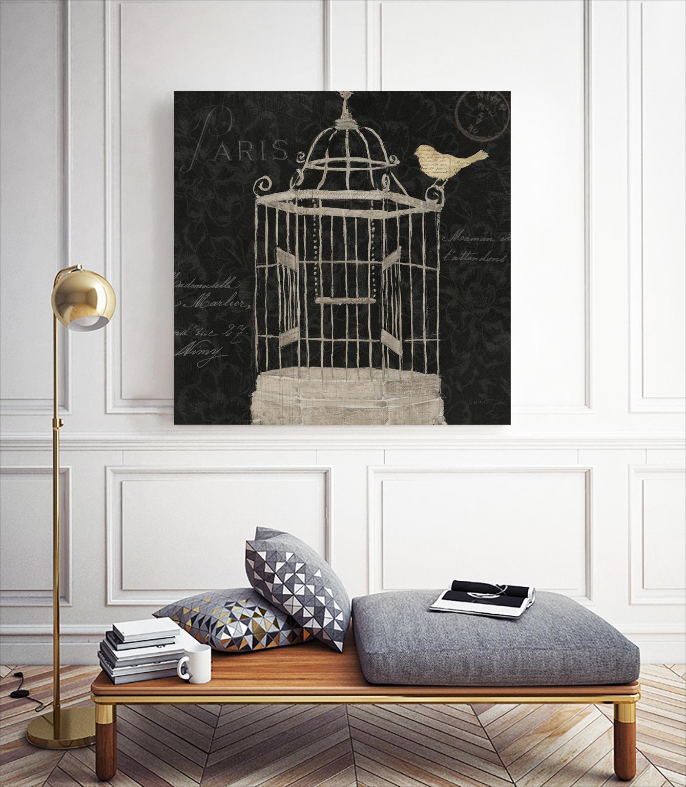 Via Paris II by James Wiens on GIANT ART - beige animals cage