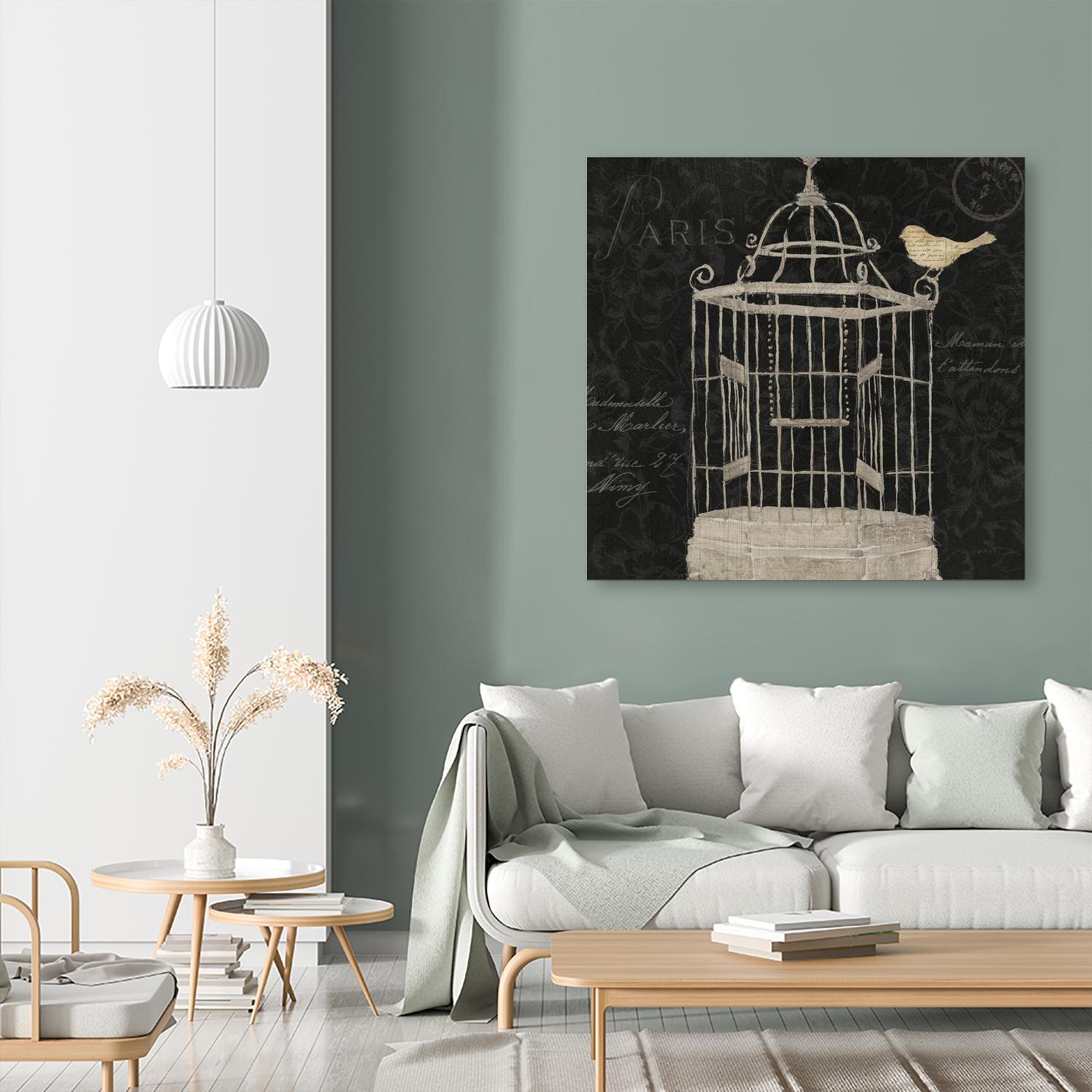 Via Paris II by James Wiens on GIANT ART - beige animals cage