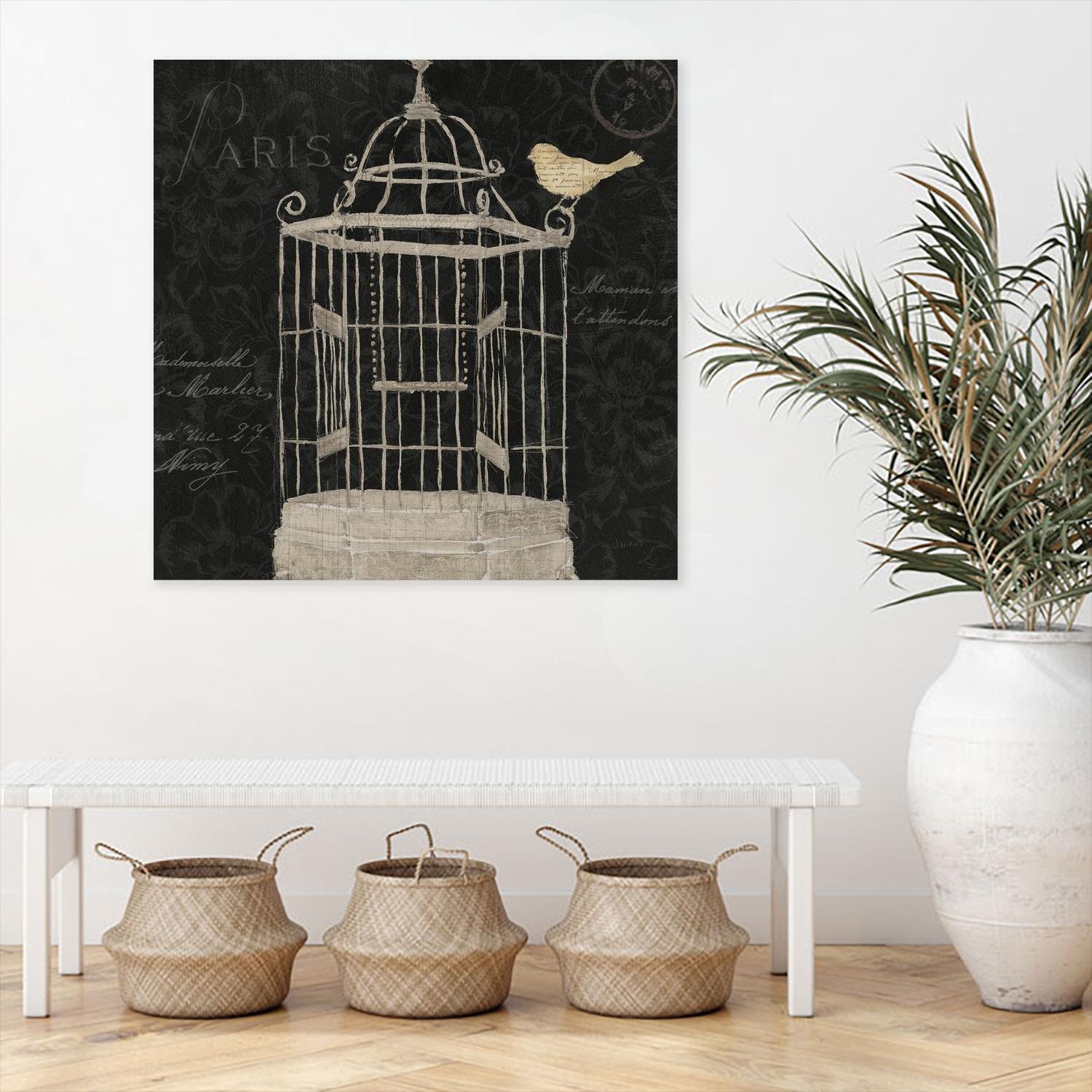 Via Paris II by James Wiens on GIANT ART - beige animals cage