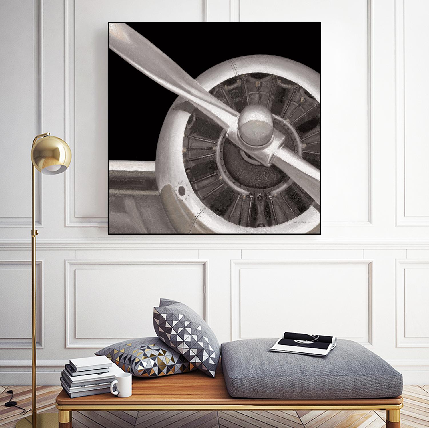 Travel by air III by Marco Fabiano on GIANT ART - black vehicle