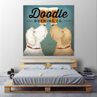 Doodle Beer Double by Ryan Fowler on GIANT ART - beige animals