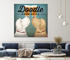 Doodle Beer Double by Ryan Fowler on GIANT ART - beige animals