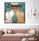 Doodle Beer Double by Ryan Fowler on GIANT ART - beige animals