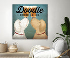 Doodle Beer Double by Ryan Fowler on GIANT ART - beige animals