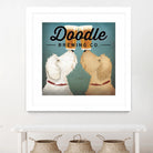 Doodle Beer Double by Ryan Fowler on GIANT ART - beige animals