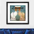 Doodle Beer Double by Ryan Fowler on GIANT ART - beige animals