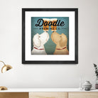 Doodle Beer Double by Ryan Fowler on GIANT ART - beige animals