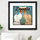 Doodle Beer Double by Ryan Fowler on GIANT ART - beige animals